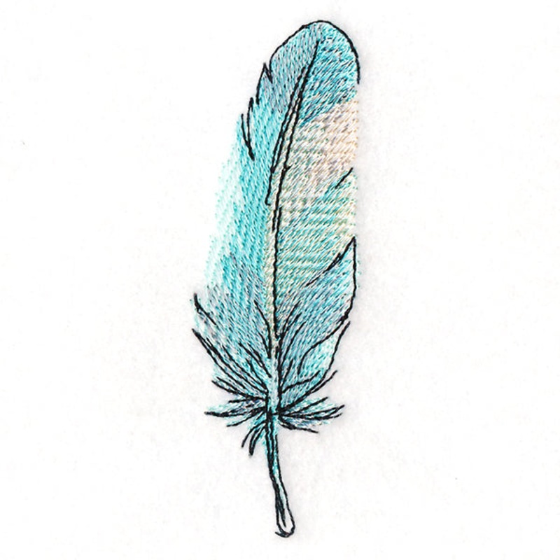 Boho Feather 2|3.86″ x 1.26″ / 98mm x 32mm