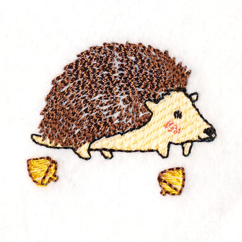 Charming Woodland Hedgehog|1.38″ x 1.65″ / 35mm x 42mm