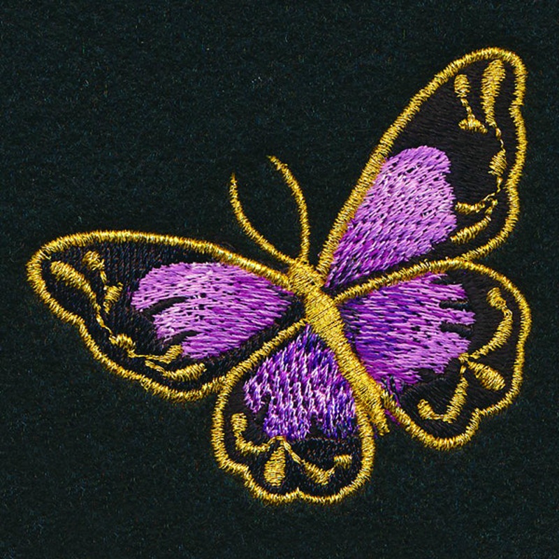 Glimmering Butterfly|3.66″ x 3.82″ / 93mm x 97mm