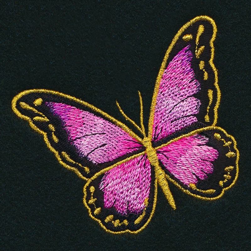 Glistening Butterfly|2.24″ x 2.48″ / 57mm x 63mm