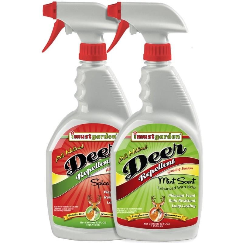 IMust Garden Deer Repellent|32 oz. (Ready to Use)|Spice|Mint