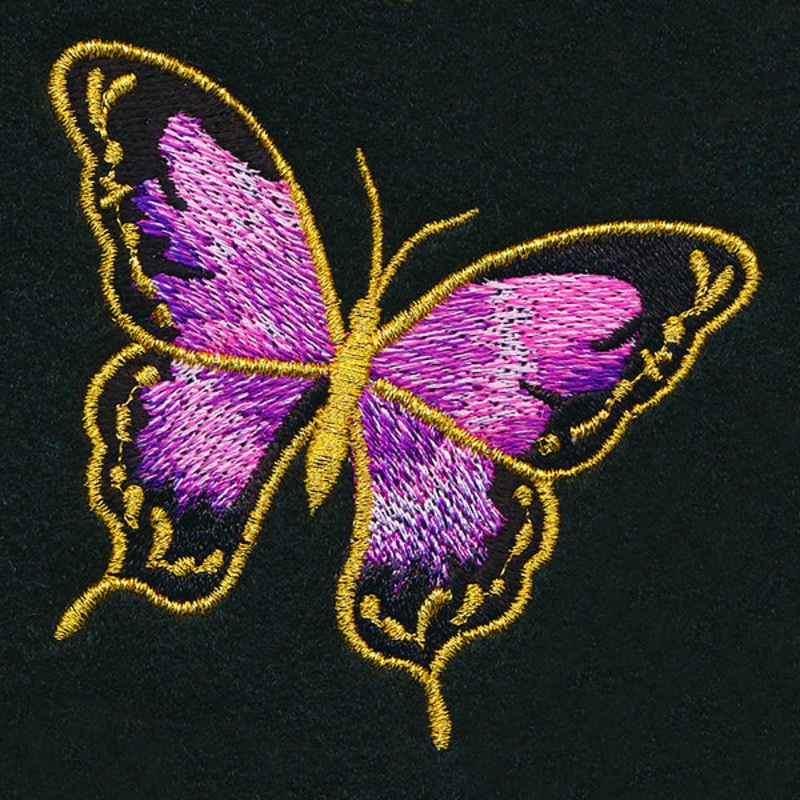 Shimmering Butterfly|2.83″ x 2.99″ / 72mm x 76mm