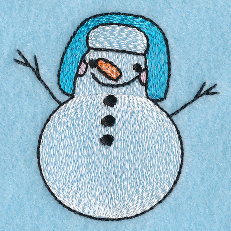 Snowman Parade 2|2.32″ x 2.28″ / 59mm x 58mm