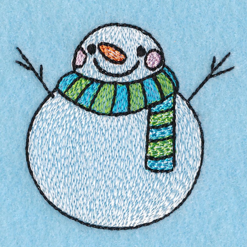 Snowman Parade 4|2.13″ x 2.28″ / 54mm x 58mm
