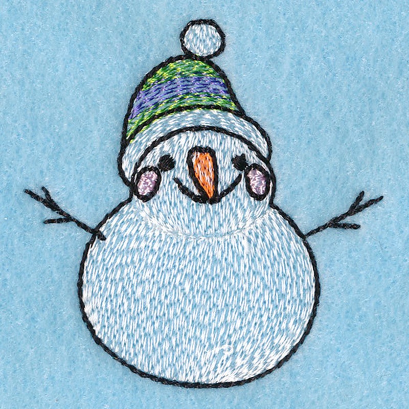 Snowman Parade 5|2.24″ x 2.2″ / 57mm x 56mm