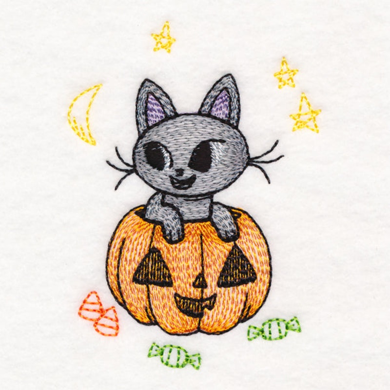 Spooky Kitty 2|3.66″ x 2.68″ / 93mm x 68mm