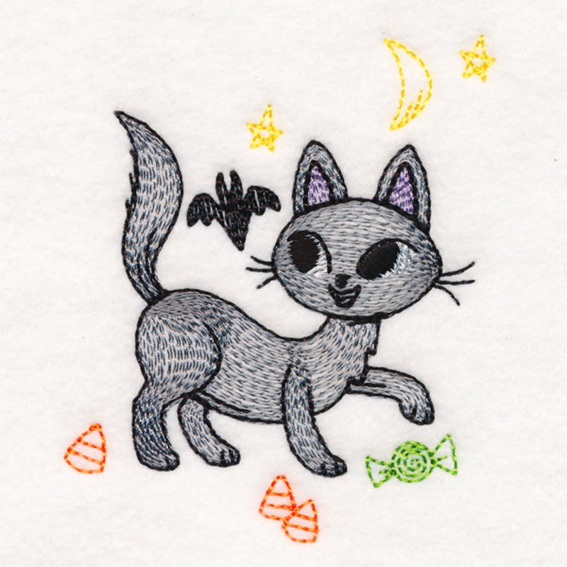Spooky Kitty 4|3.66″ x 2.99″ / 93mm x 76mm