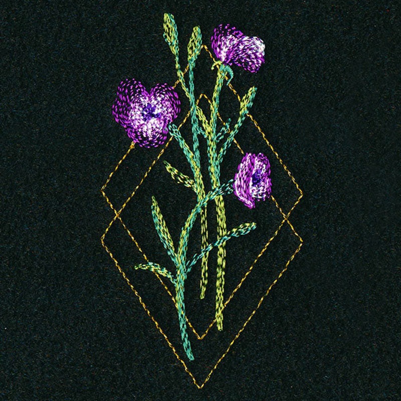 Avant-Garden Blooms 1|3.58″ x 1.89″ / 91mm x 48mm