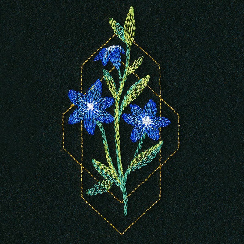 Avant-Garden Blooms 3|3.66″ x 1.85″ / 93mm x 47mm