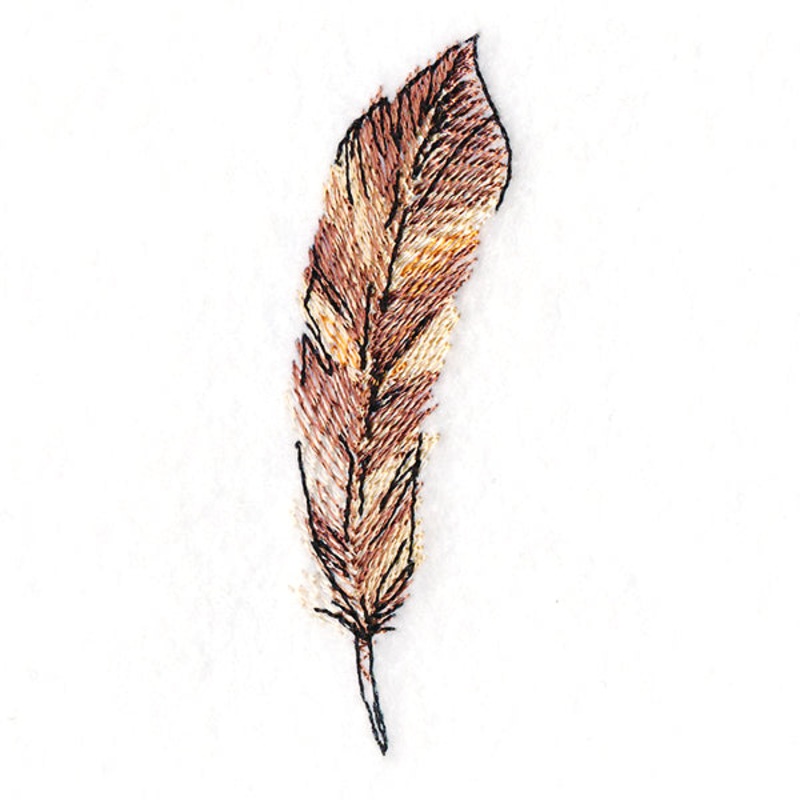 Boho Feather 3|3.43″ x 1.02″ / 87mm x 26mm