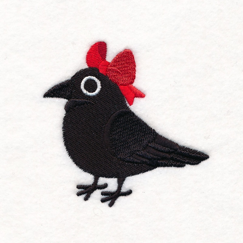 Crow Party – Bow|3.31″ x 3.32″ / 84.13mm x 84.22mm
