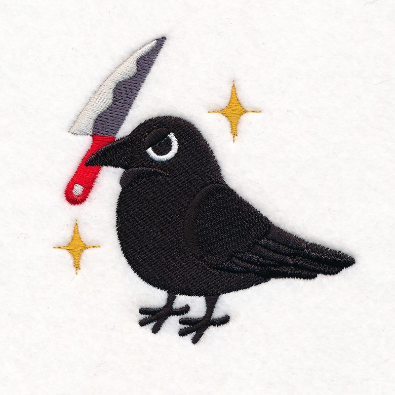 Crow Party – Knife|3.78″ x 3.73″ / 95.95mm x 94.86mm