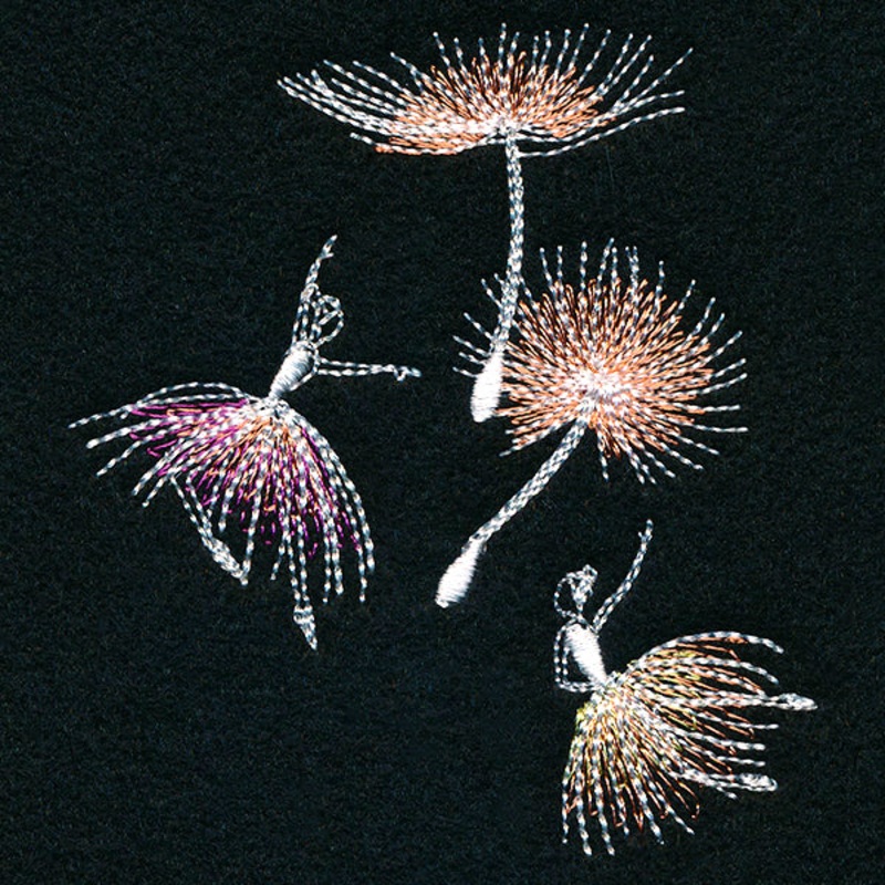 Dandelion Dancers|3.9″ x 3.54″ / 99mm x 90mm