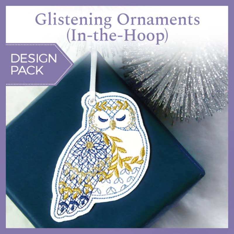 Glistening Ornaments (In-the-Hoop) (Design Pack)