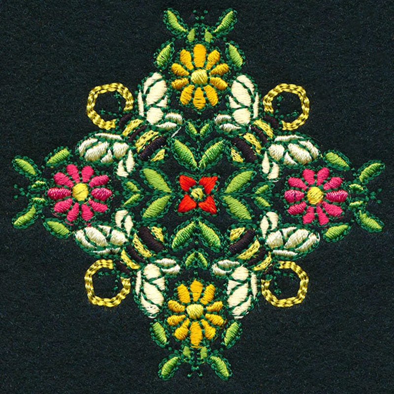 Honeybee Kaleidoscope Feature|3.18″ x 3.18″ / 80.78mm x 80.78mm