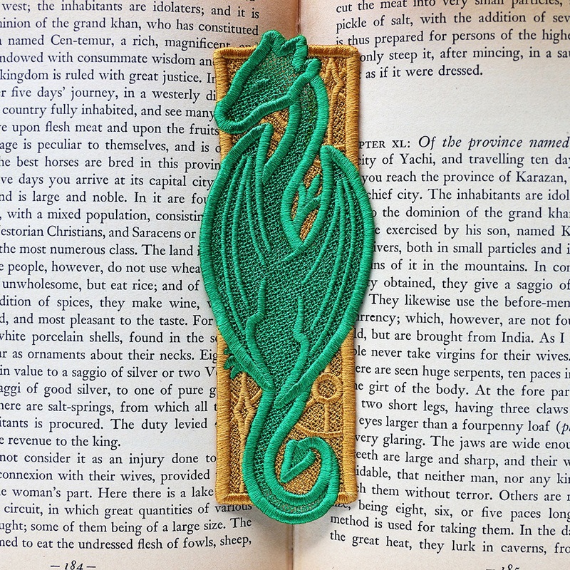 Lace Dragon Bookmark|5.94″ x 2.28″ / 151mm x 57.82mm