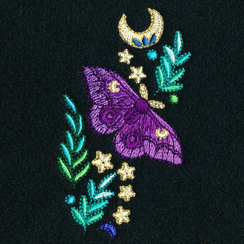 Moth Kaleidoscope Feature|3.88″ x 2.26″ / 98.64mm x 57.3mm