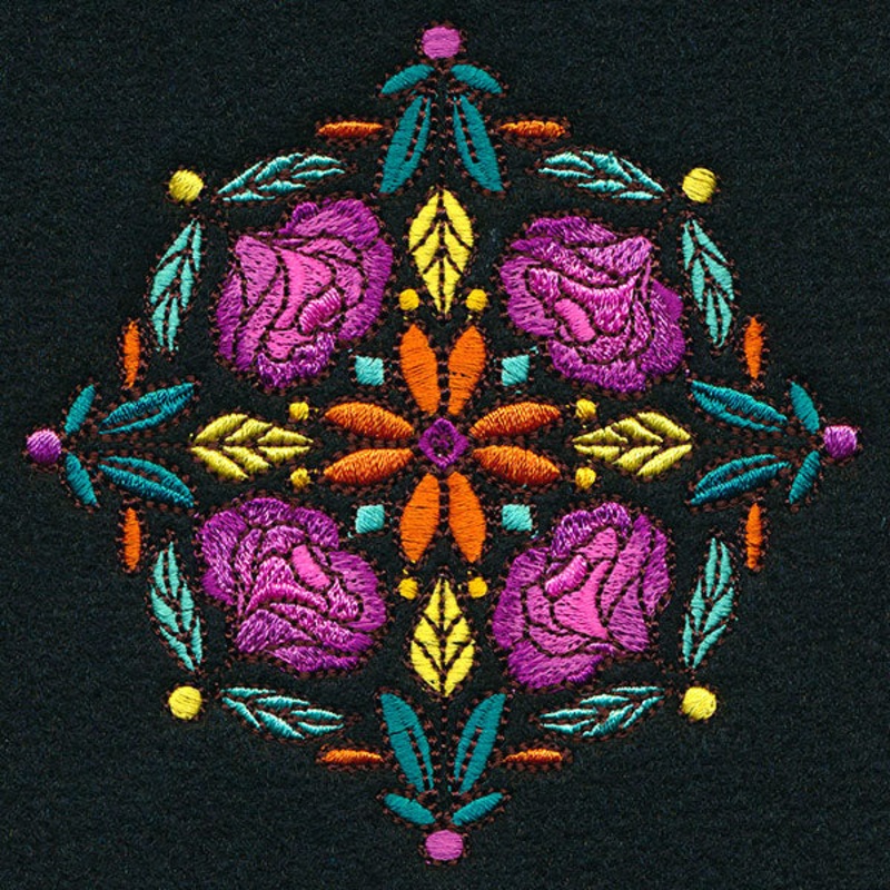 Owl Kaleidoscope Accent|3.8″ x 3.8″ / 96.48mm x 96.5mm