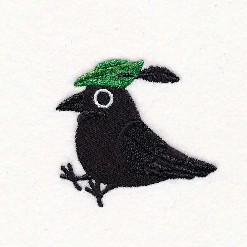 Party Crow – Feathercap|2.97″ x 3.23″ / 75.53mm x 81.99mm