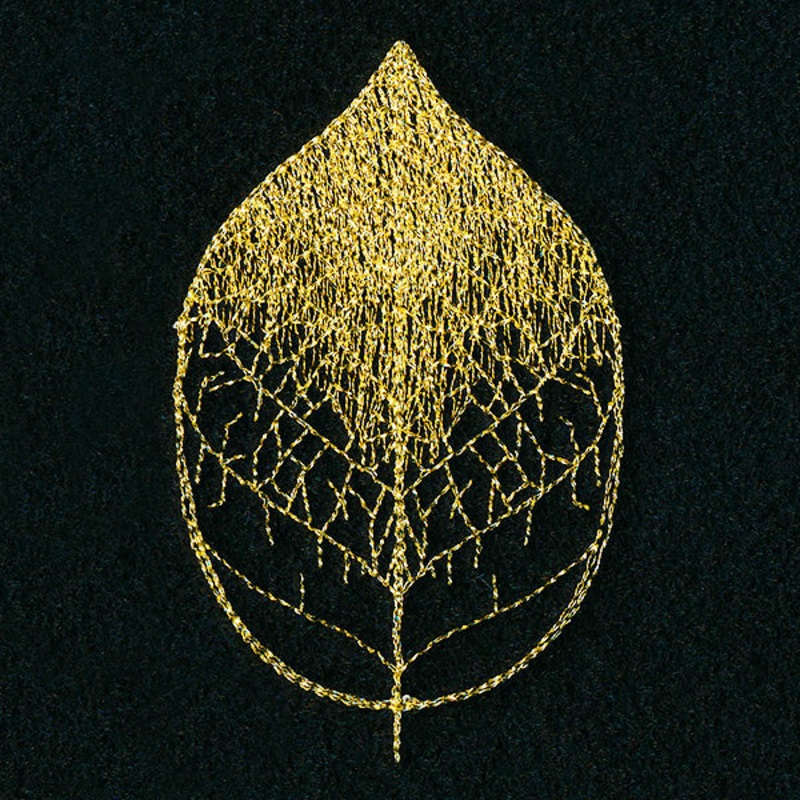 Sheer Delicate Leaf 3|3.15″ x 1.89″ / 80mm x 48mm