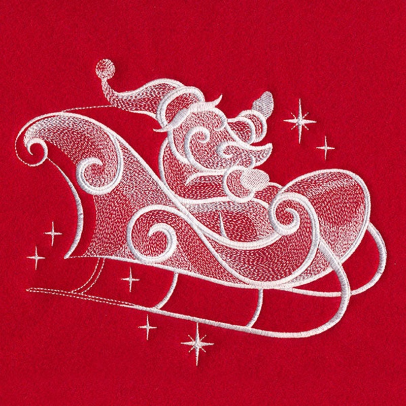 Snow Baroque Santa’s Flight – Sleigh