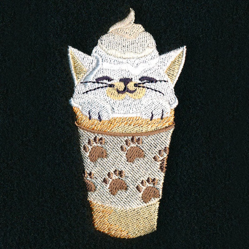 Vanilla Cat-ppuccino|3.78″ x 1.93″ / 96mm x 49mm