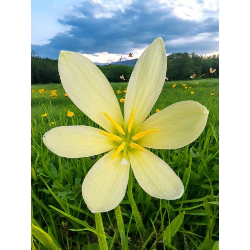 Rain Lily Bangkok Yellow , Lemon Yellow