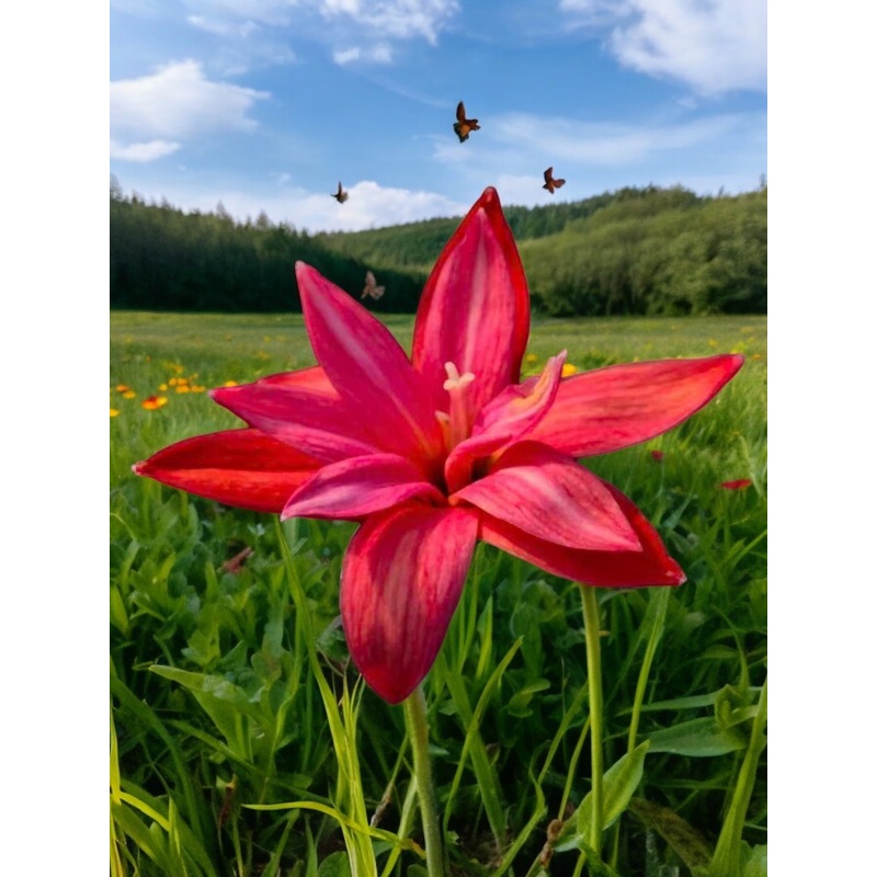 Rain Lily Red current