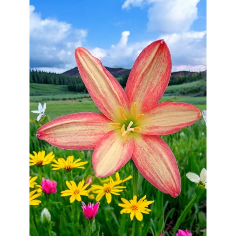 Rain Lily Red Mandarin