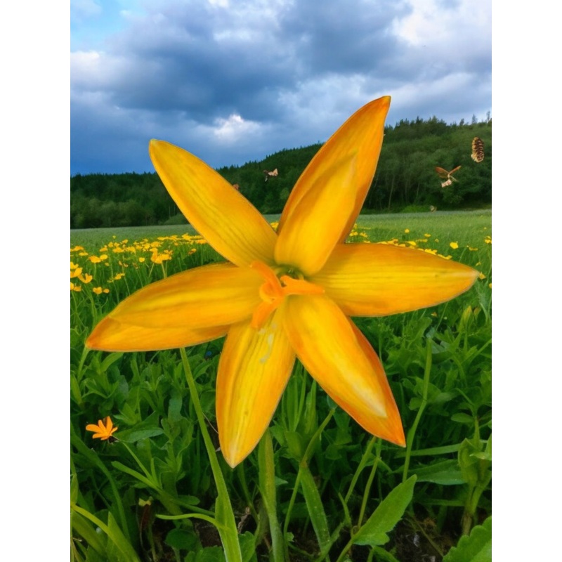 Rain Lily Yellow light 500