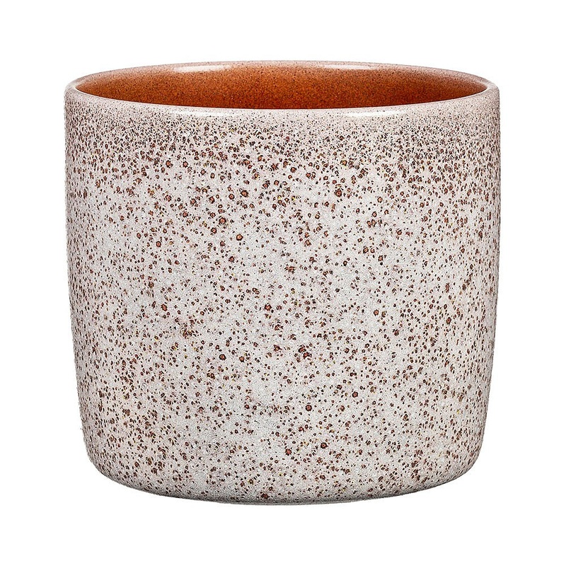 Stylish Ceramic Cache/Cover pots – Roccia – 13cm