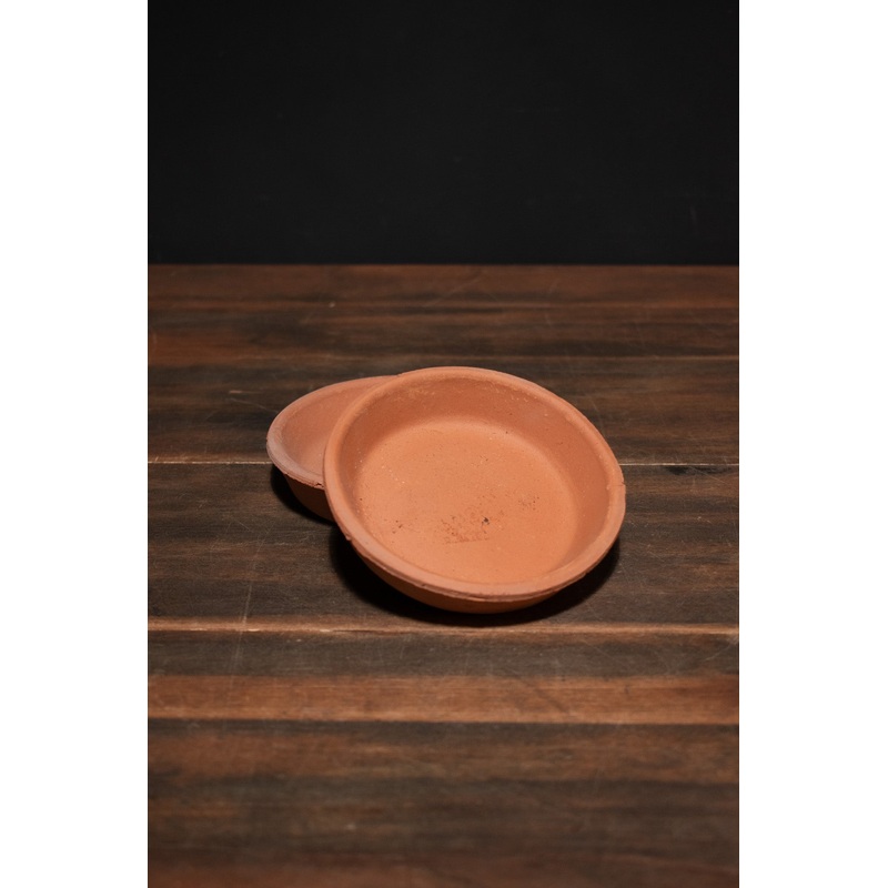 Notting Hill Saucer|5″|Mossed Redstone