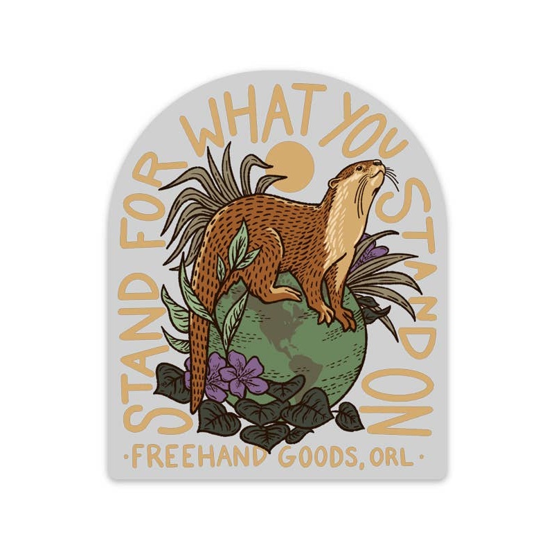 Otter Clear Sticker