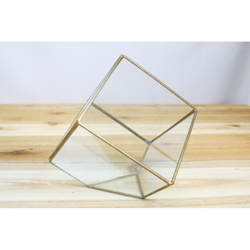 Wholesale: Large Heptahedron Geometric Terrarium [Min Order 12]