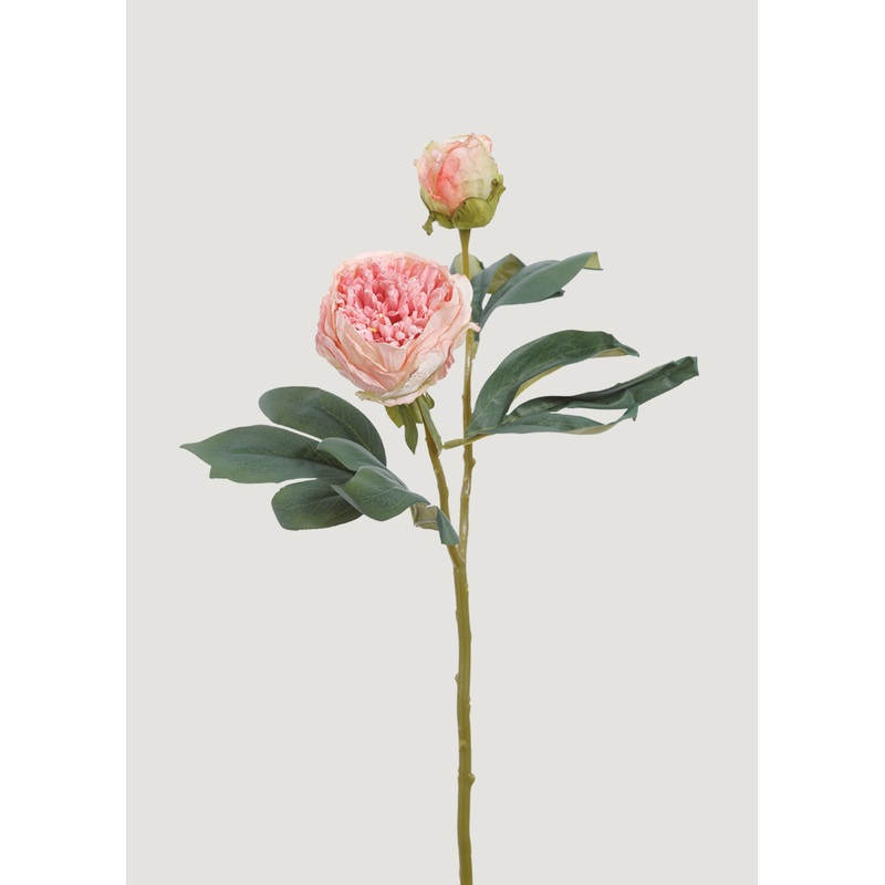 Artificial Petite Peony Flower in Pink – 19