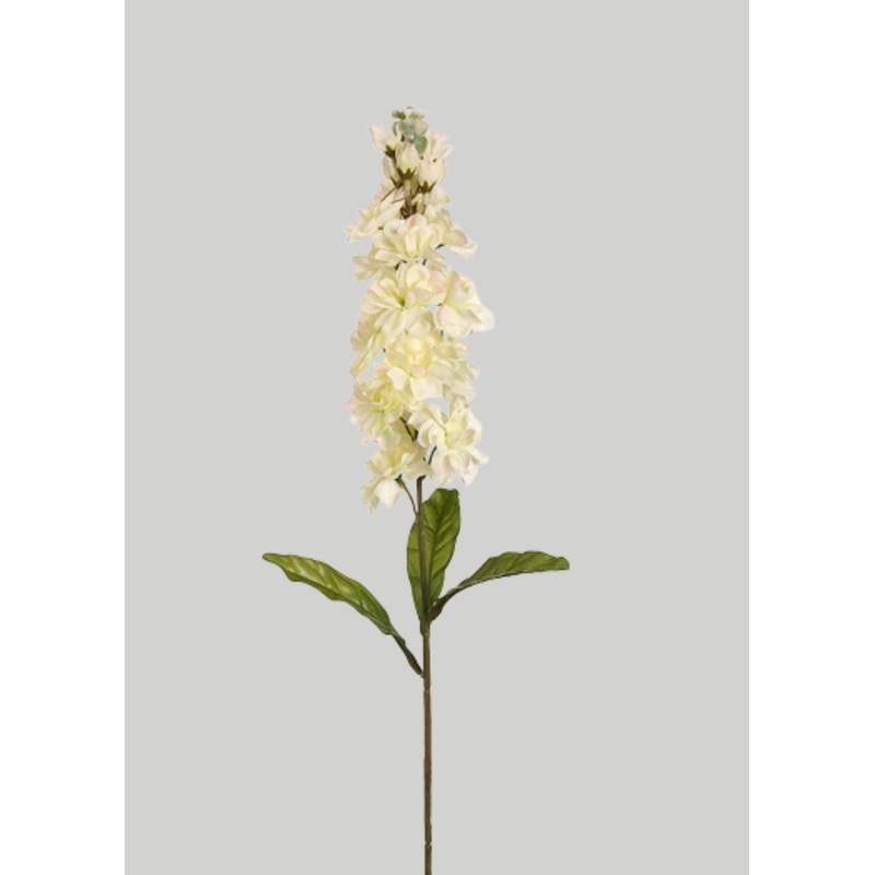 Cream Blush Artificial Stock Flower – 26.5