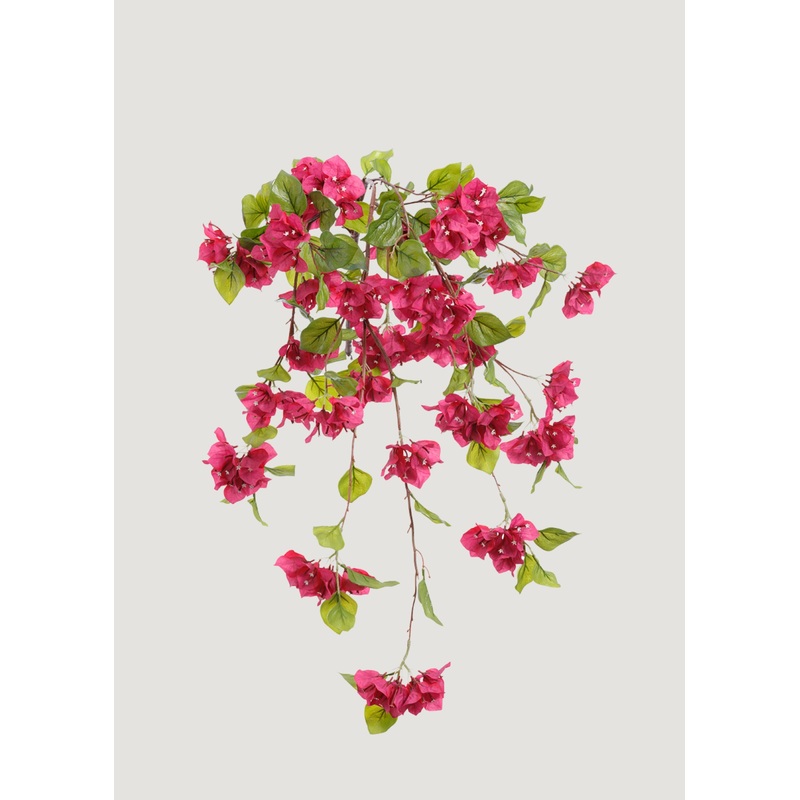 Fake UV Treated Indoor/Outdoor Bougainvillea Hanging Bush – 43