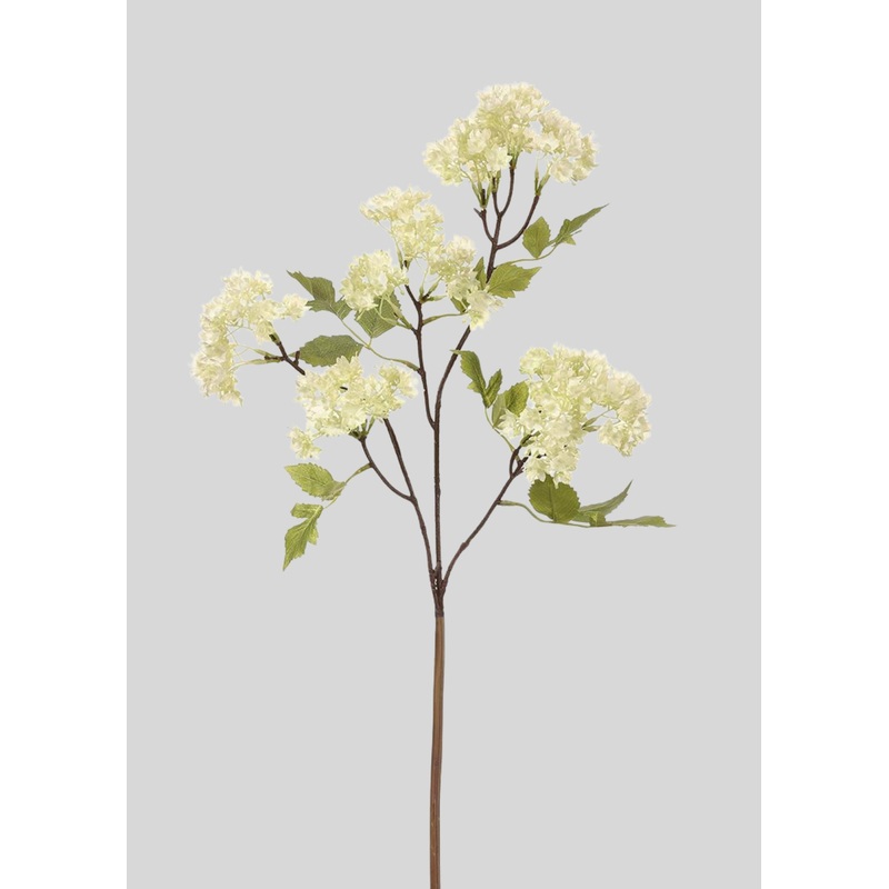 White Blooming Bouvardia Fake Flower Branch – 32