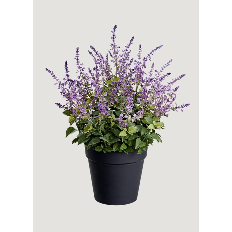 Artificial Wildflowers Potted Lavender Plant – 30