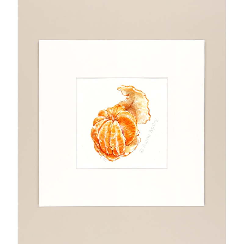 Orange Study 2  – Original Watercolor
