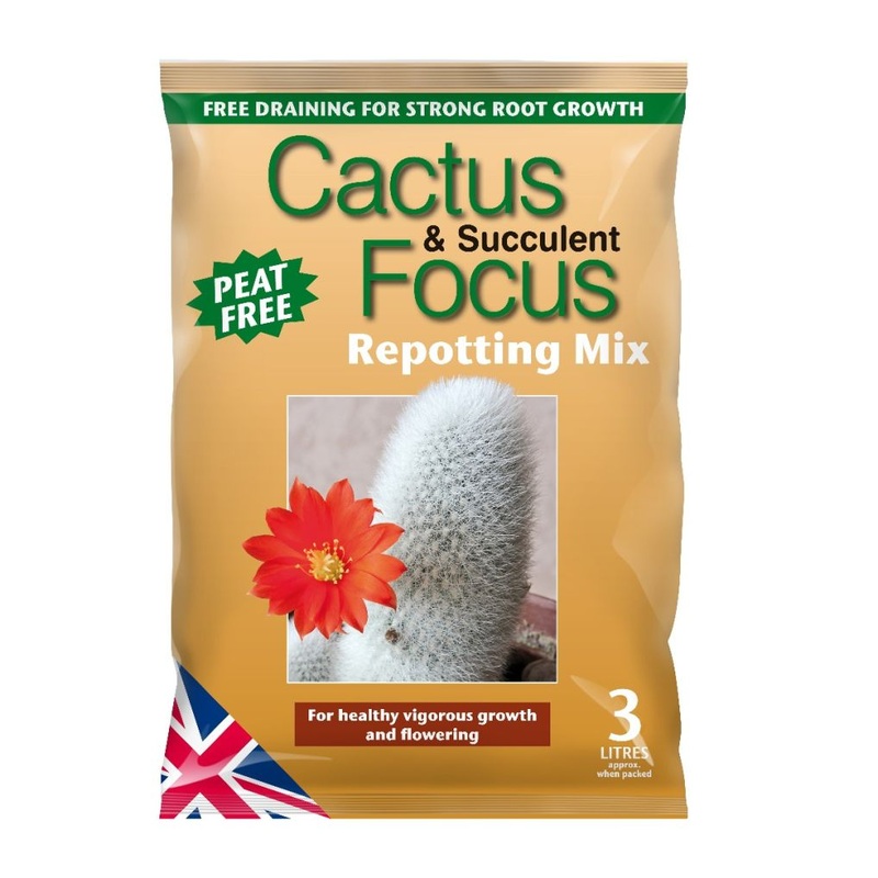 Cactus & Succulent Focus Repotting Mix Peat Free 3L