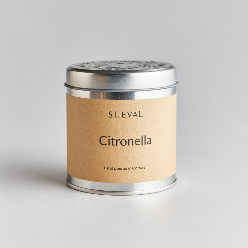 Citronella Scented Tin Candle | St. Eval