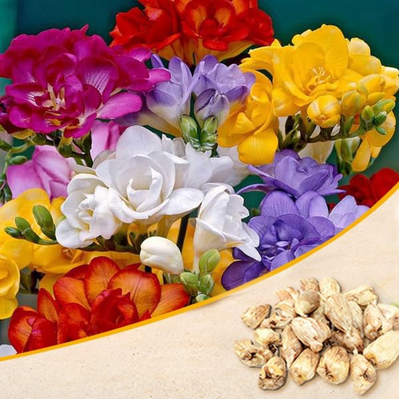 Freesia Double (Random Color) – Bulbs (set of 5)