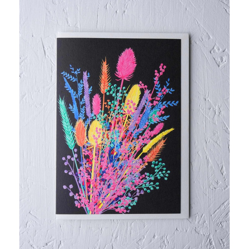 Greeting Card – Dried Posy by Stengun Drawings