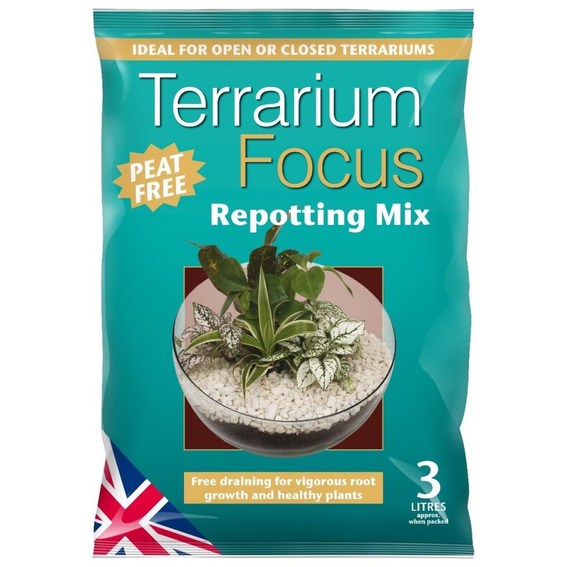 Terrarium Focus Repotting Mix Peat Free | 3L