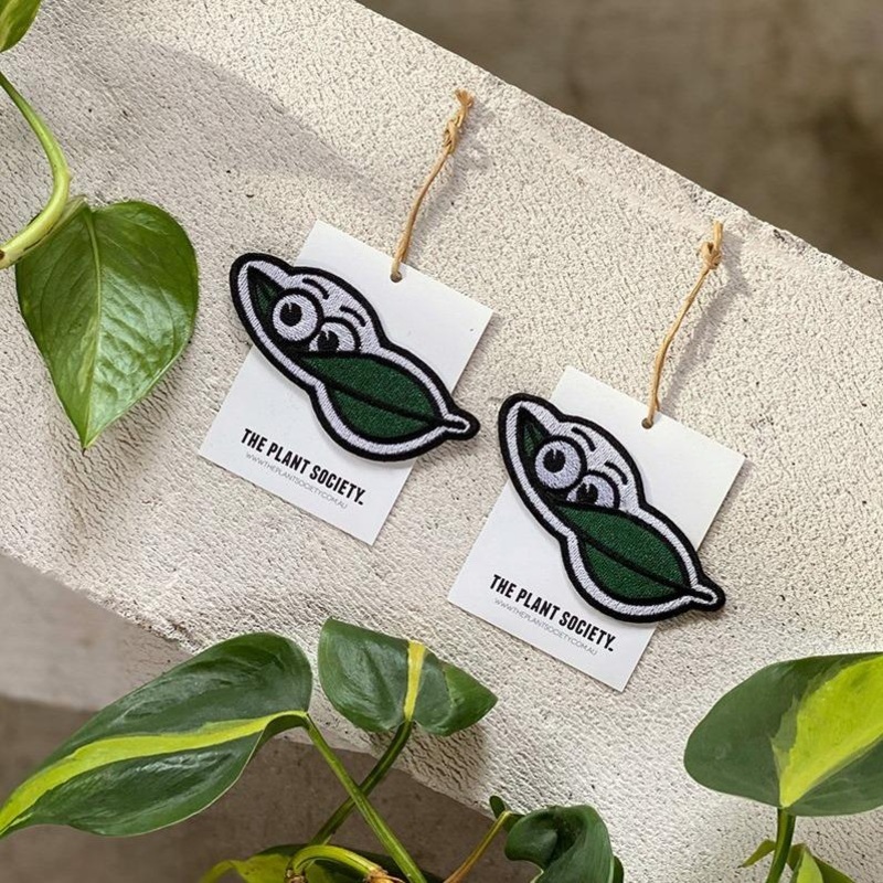 The Plant Society Mascot Iron On Patch