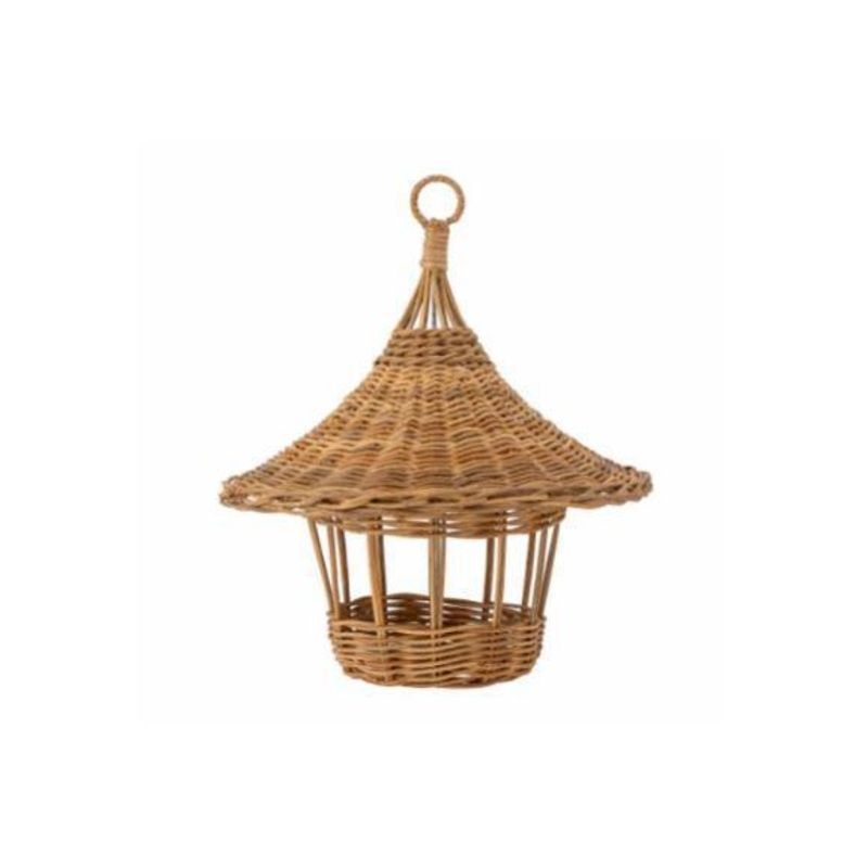Alf Bird Feeder|Brown Rattan