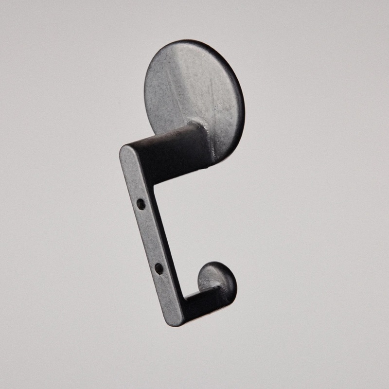 F.ACE Wall Hook Aluminium by Henry Wilson