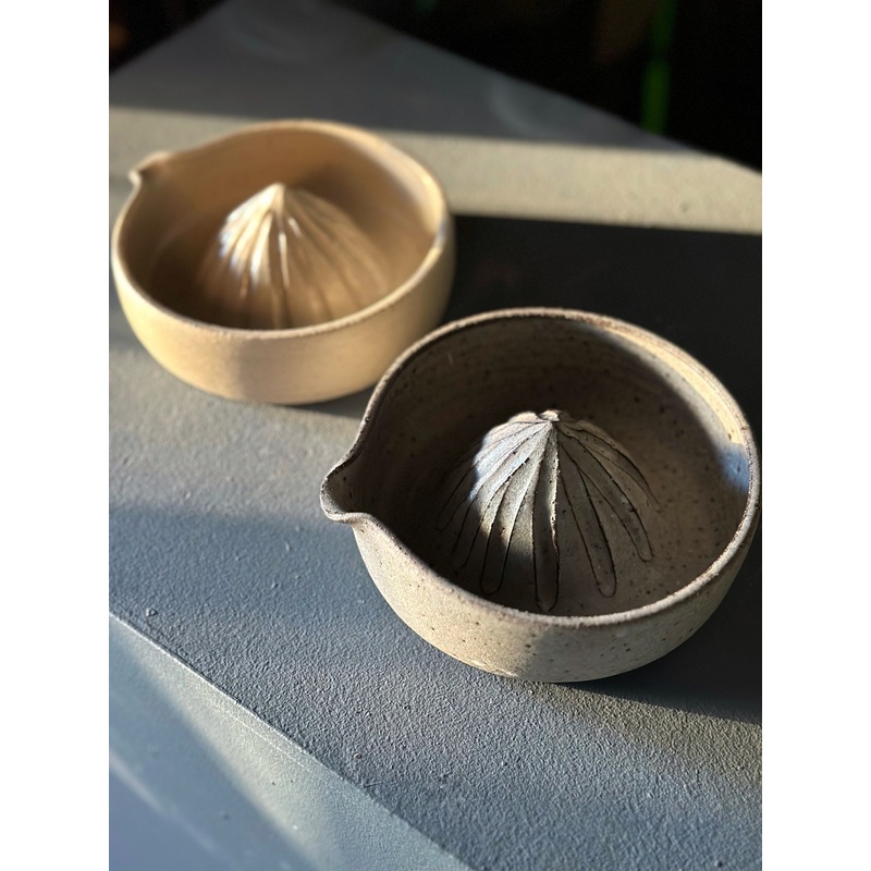 Stoneware Juicer in Pebble by Kristin Olds