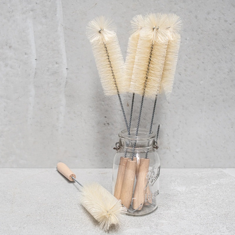 Bottle Brush with Wooden Handle